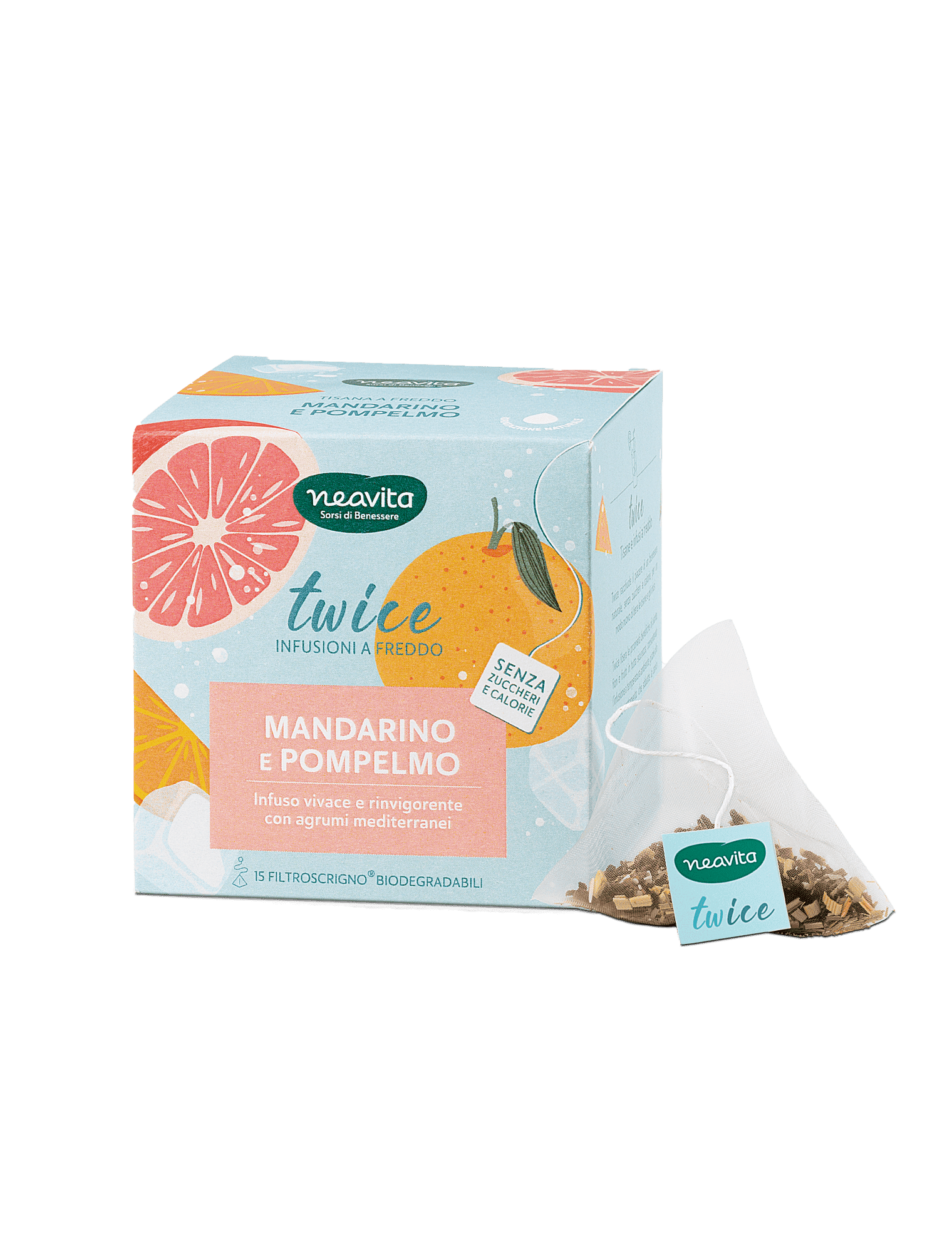Twice Infuso a freddo Mandarino e Pompelmo - Neavita