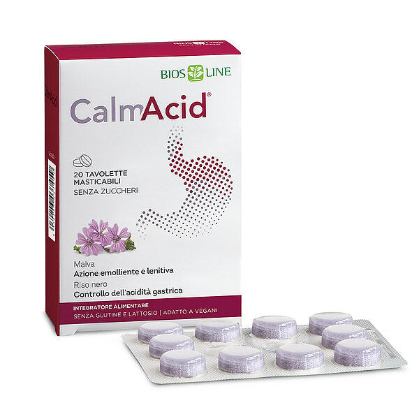 CalmAcid compresse masticabili - BiosLine