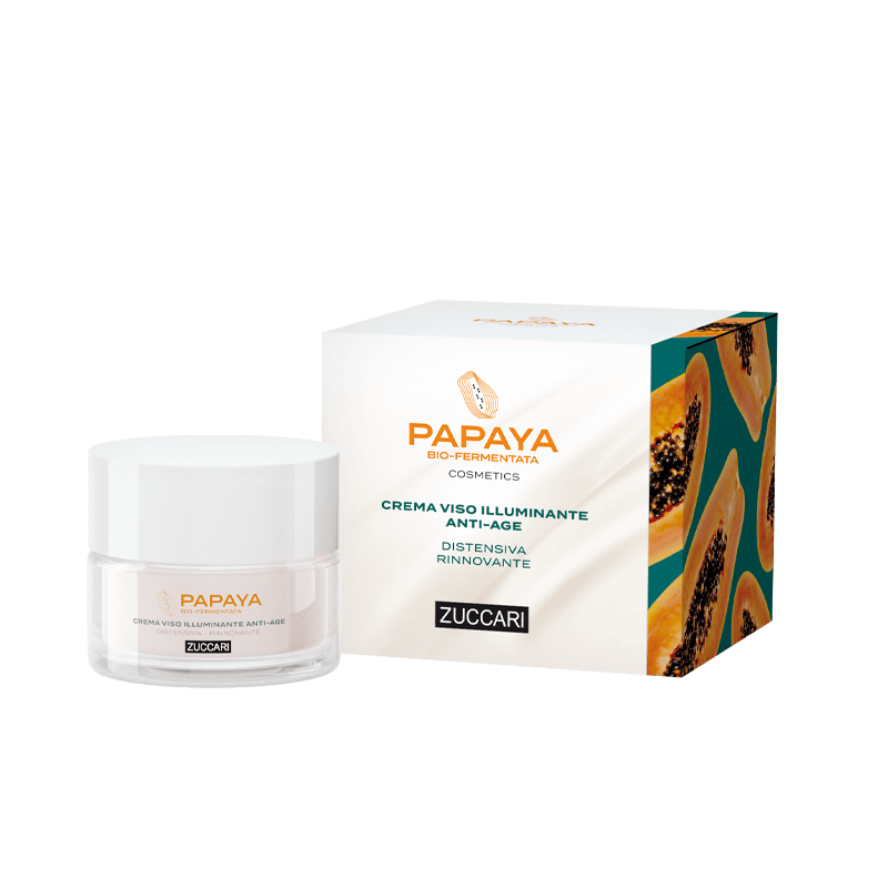 Crema Viso Illuminante Anti-age Distensiva Rinnovante Papaya - Zuccari