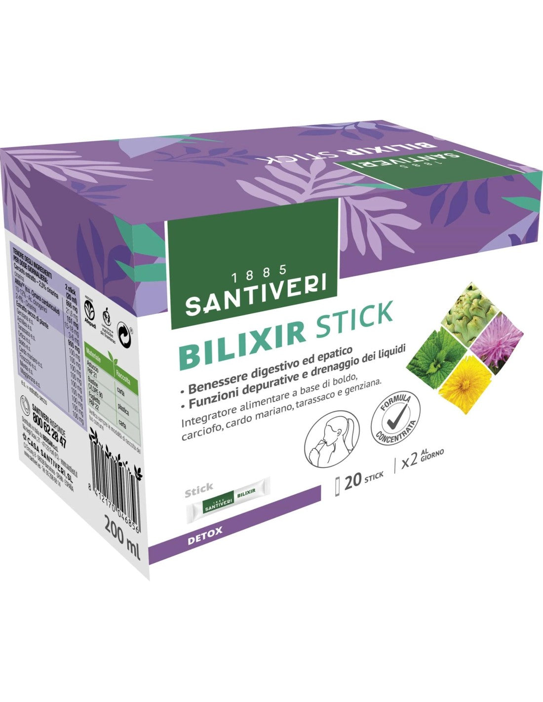 Bilixir Stick 20x10 ml - Santiveri