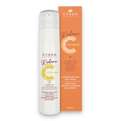 Crema viso pelle secca Illuminante  Radiance - Gyada Cosmetics