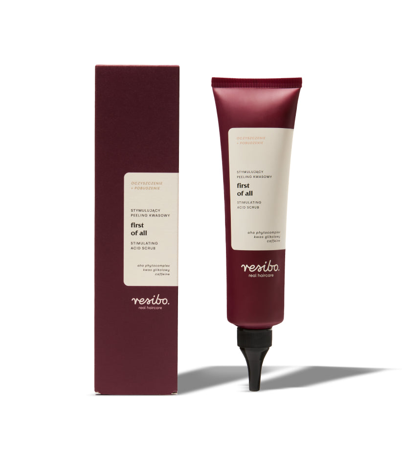 First of all peeling per cuoio capelluto - Resibo