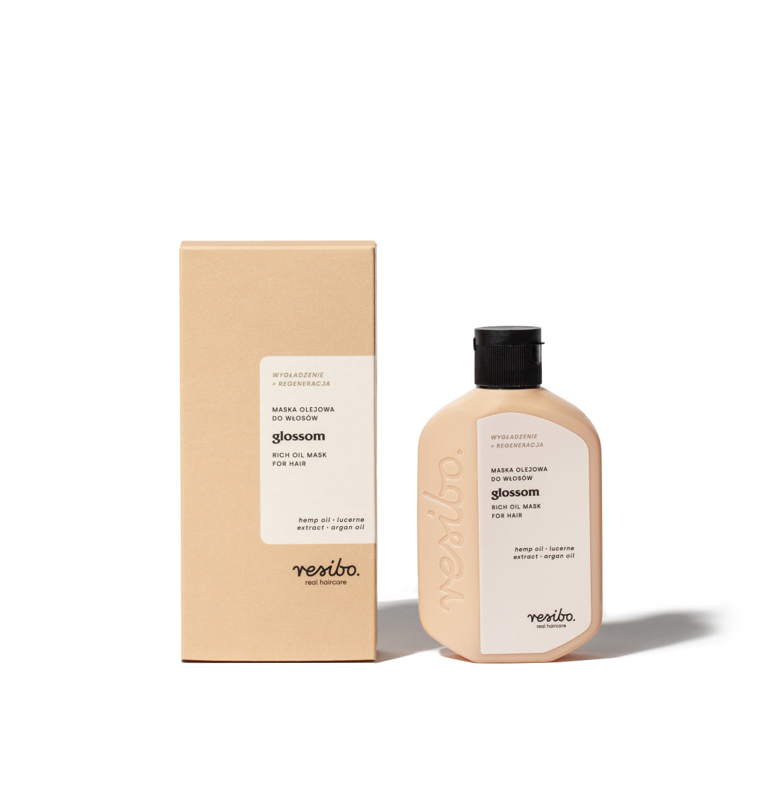 Glossom maschera in olio capelli - Resibo