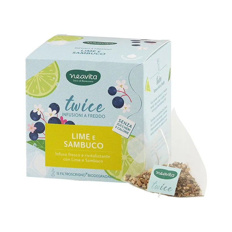 Twice infusi a freddo Lime e Sambuco