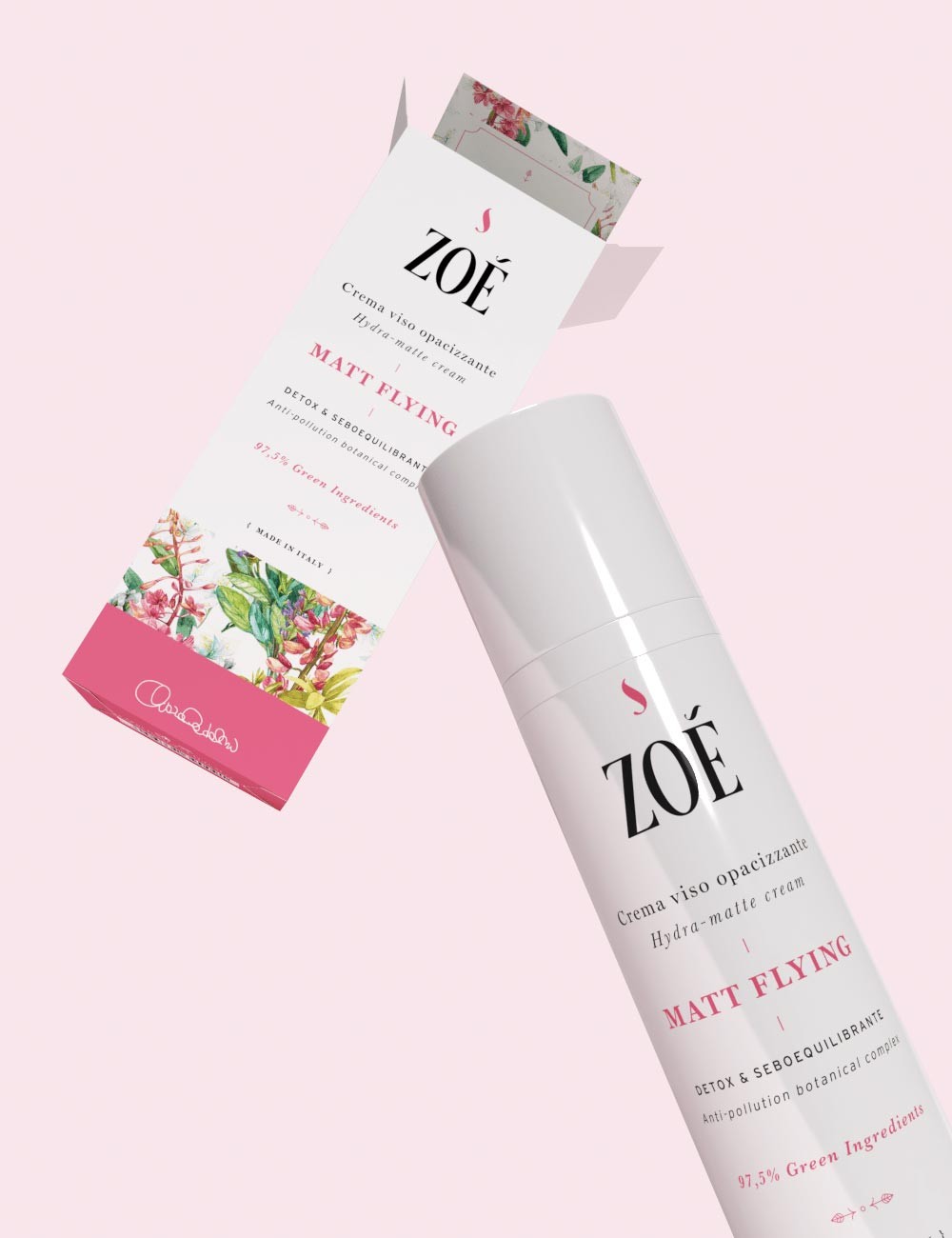 Matt Flying Crema Viso Opacizzante - Zoè Cosmetics
