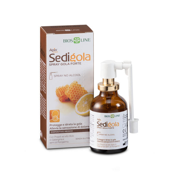 Sedigola Spray gola forte Apix propoli - Biosline