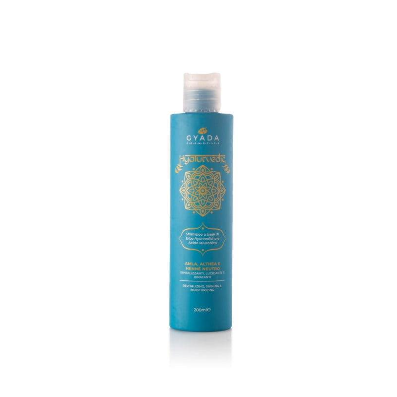 Hyalurvedic Shampoo Rivitalizzante (Amla, Althea, Hennè Neutro) - Gyada Cosmetics