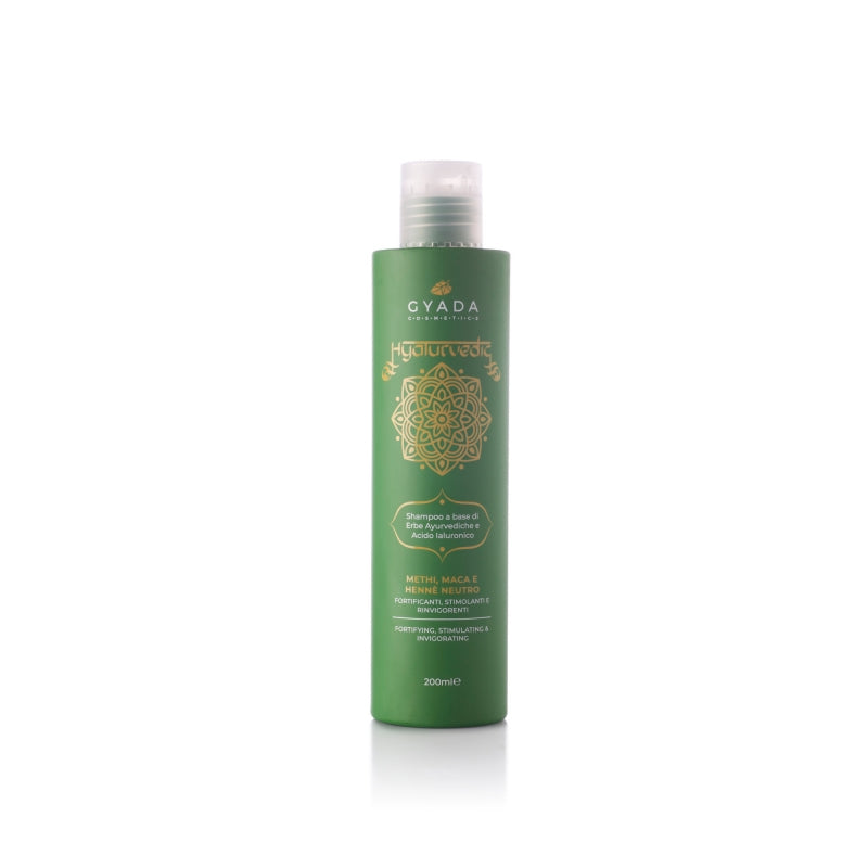 Hyalurvedic Shampoo Fortificante (Methi, Maca, Hennè Neutro) - Gyada Cosmetics